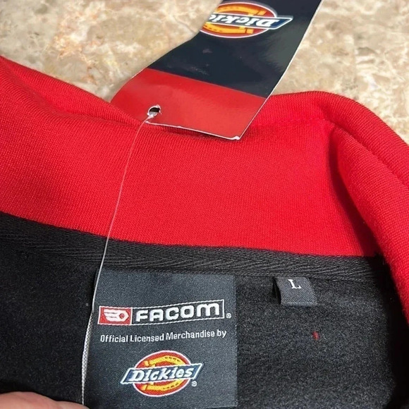 Y2K DICKIES Fleece quarter zip sweater.Facom,performance,outdoorsy,sporty,retro - Picture 14 of 15